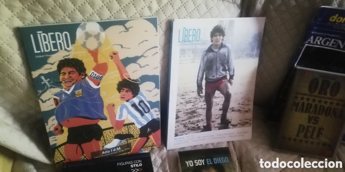 Coleccionismo deportivo: Diego maradona. Lote simbolico y &uacute;nico. - Foto 5
