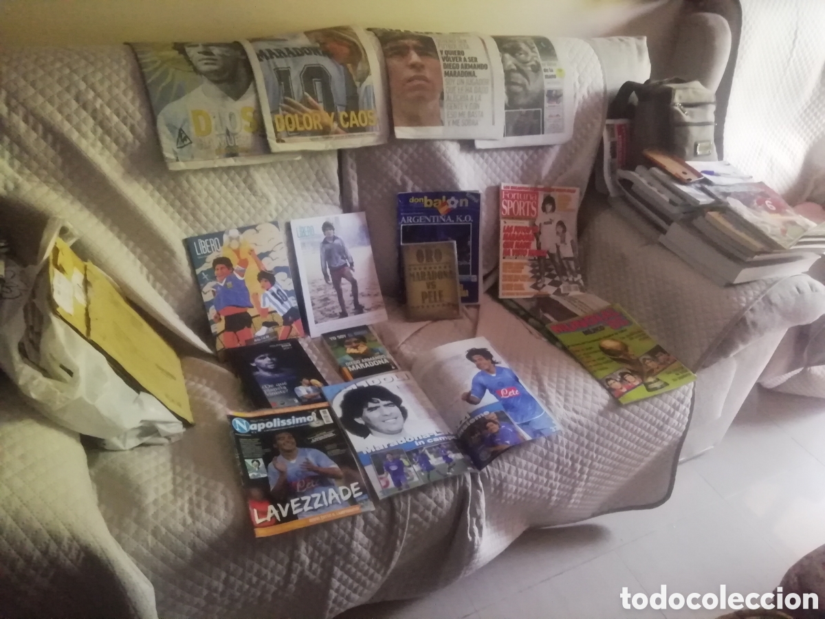 Coleccionismo deportivo: Diego maradona. Lote simbolico y &uacute;nico. - Foto 6