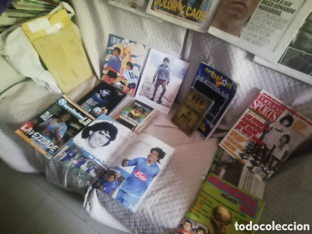 Coleccionismo deportivo: Diego maradona. Lote simbolico y &uacute;nico. - Foto 7