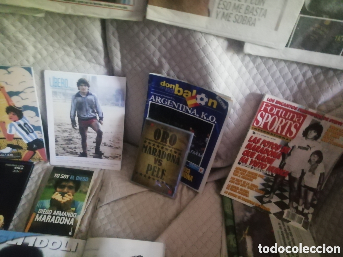 Coleccionismo deportivo: Diego maradona. Lote simbolico y &uacute;nico. - Foto 10