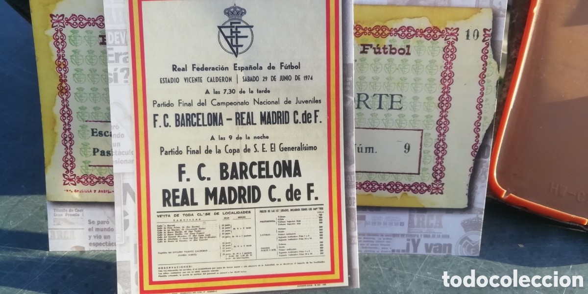 Coleccionismo deportivo: Real madrid cf. Los tesoros blancos. Copa general&iacute;simo. - Foto 1