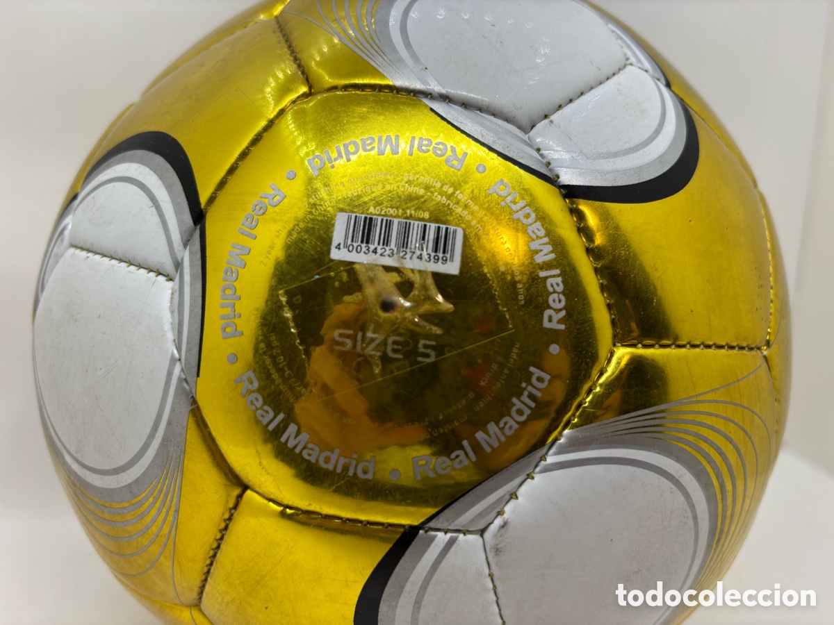 Coleccionismo deportivo: BALONES REAL MADRID SIN USO - Foto 3