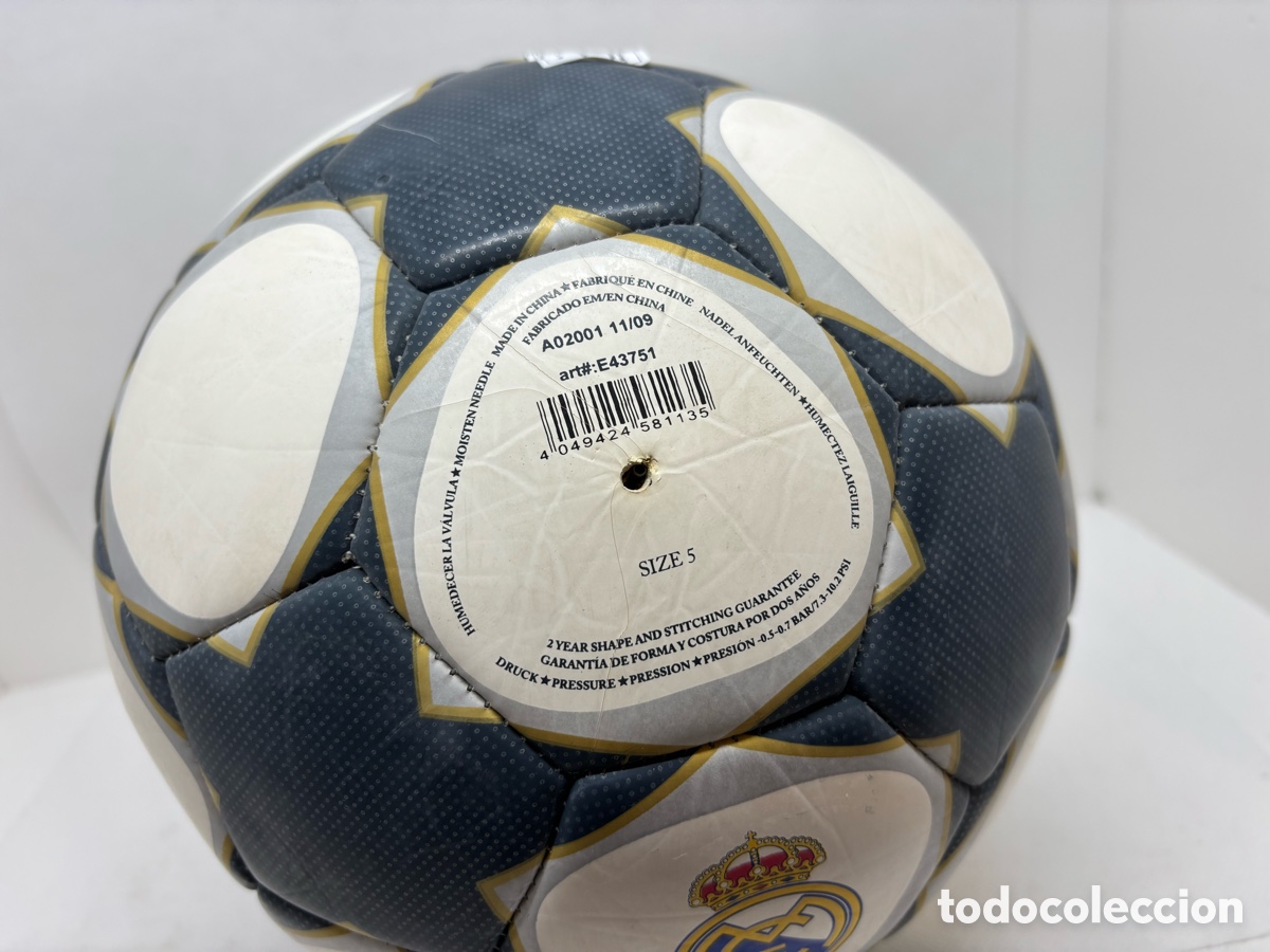 Coleccionismo deportivo: BALONES REAL MADRID SIN USO - Foto 5