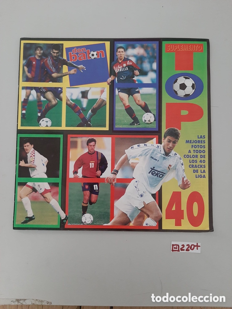 Coleccionismo deportivo: REVISTA DON BALON SUPLEMENTO TOP 40 - Foto 1