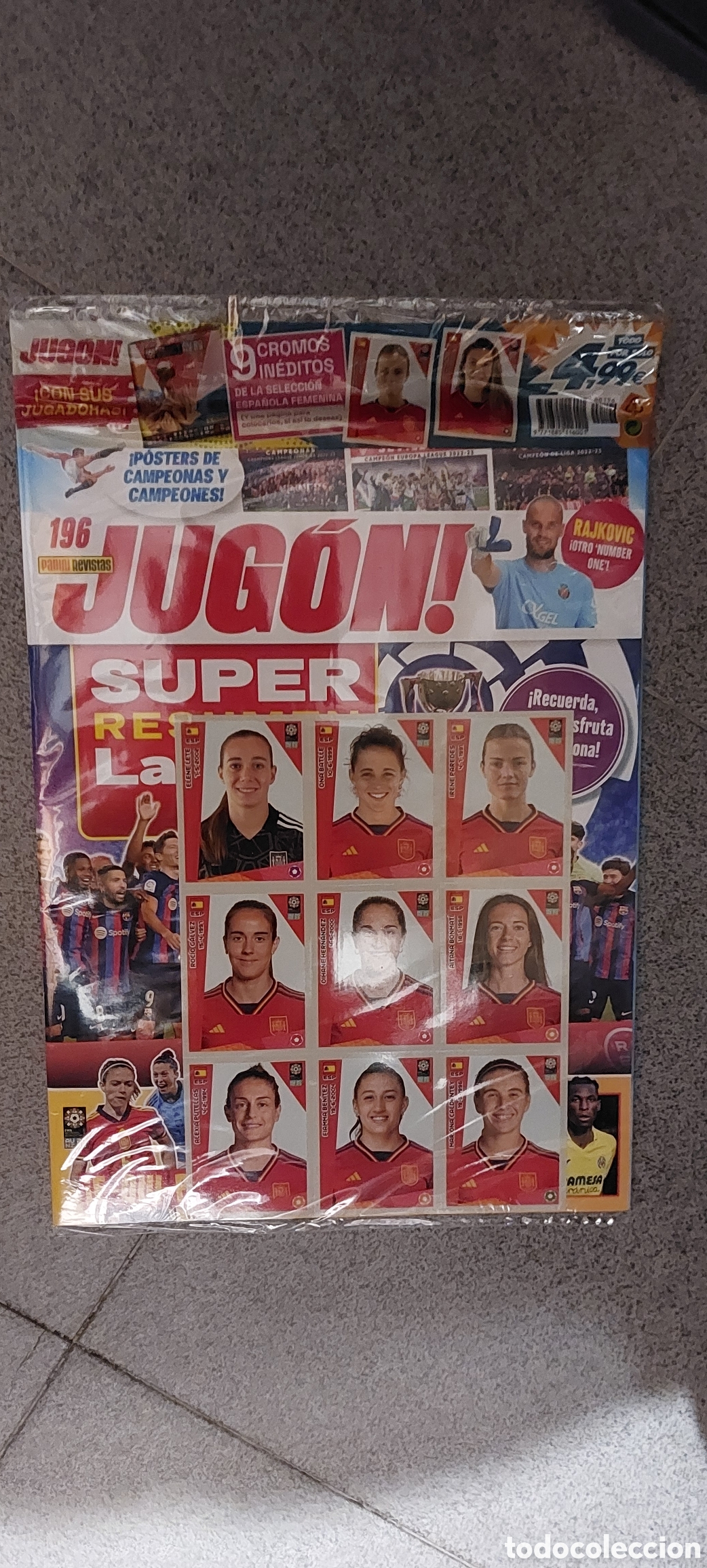Coleccionismo deportivo: REVISTA JUGON SIN ABRIR N.196 - Foto 1