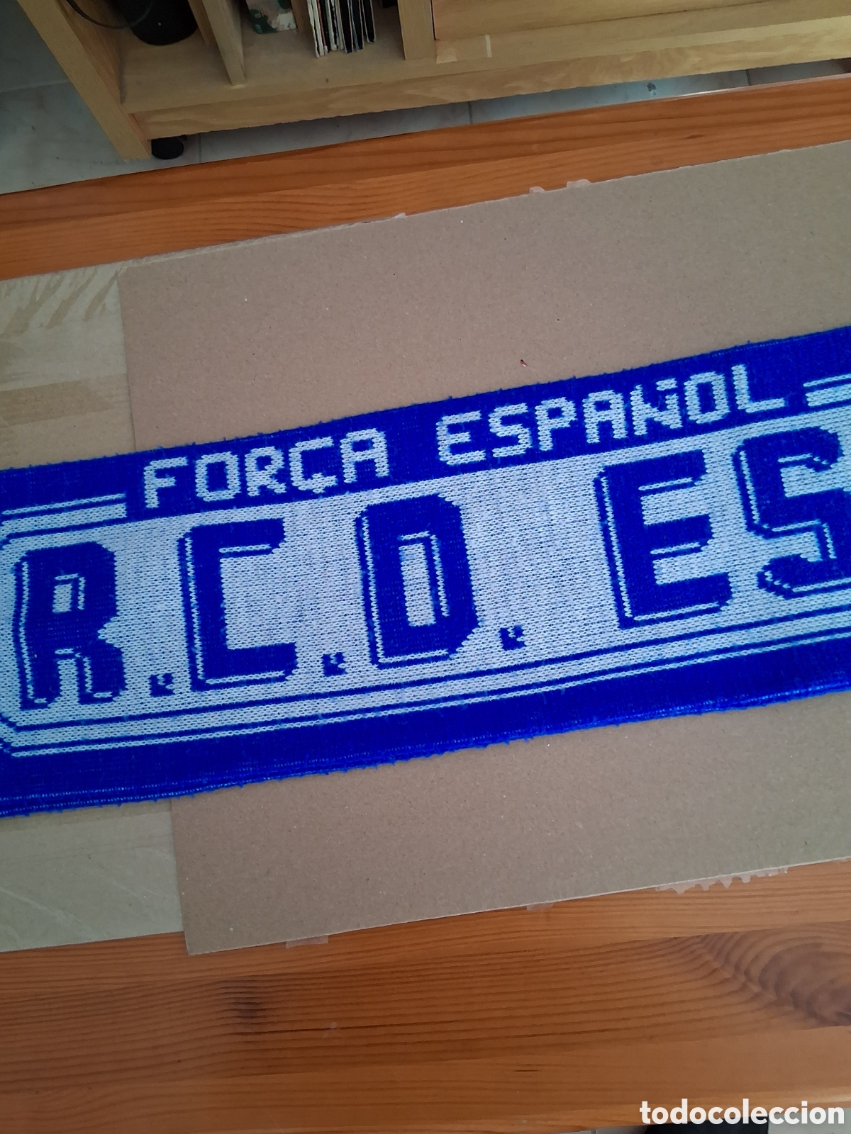 Coleccionismo deportivo: RCD ESPANYOL. BUFANDA SARRIA. - Foto 3