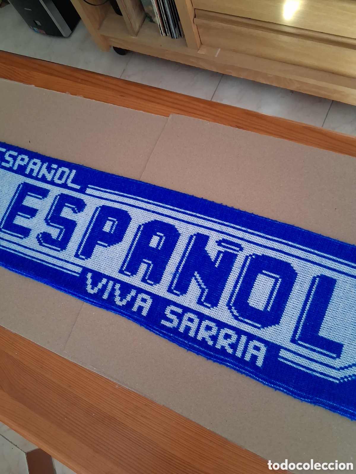 Coleccionismo deportivo: RCD ESPANYOL. BUFANDA SARRIA. - Foto 4