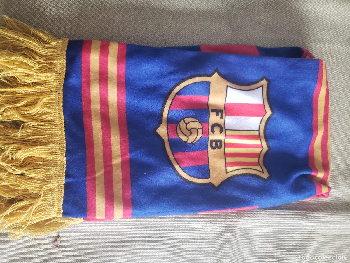Coleccionismo deportivo: BUFANDA DE FUTBOL BARCELONA BAR&Ccedil;A - Foto 1