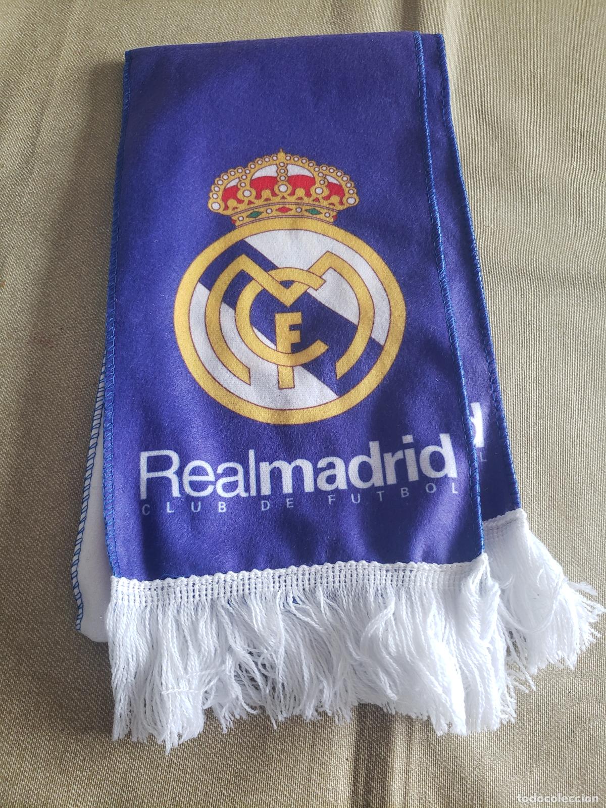 Coleccionismo deportivo: BUFANDA DE FUTBOL REAL MADRID - Foto 1
