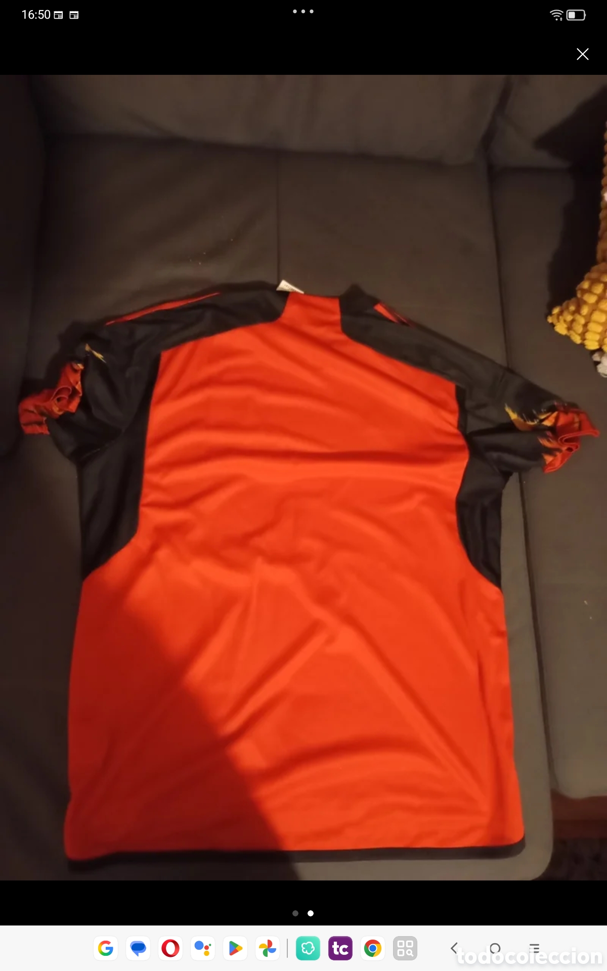 Coleccionismo deportivo: Camiseta selecci&oacute;n belga - Foto 1
