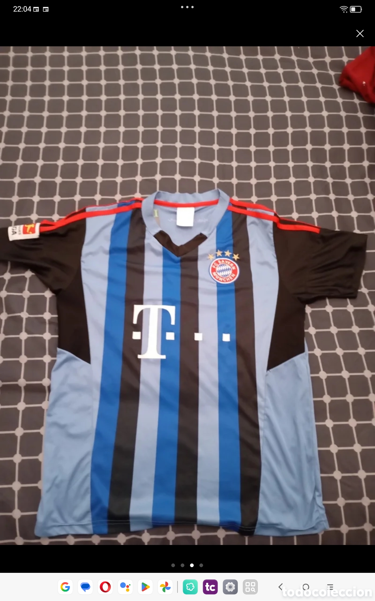 Coleccionismo deportivo: Camiseta del Bayern de munich - Foto 1