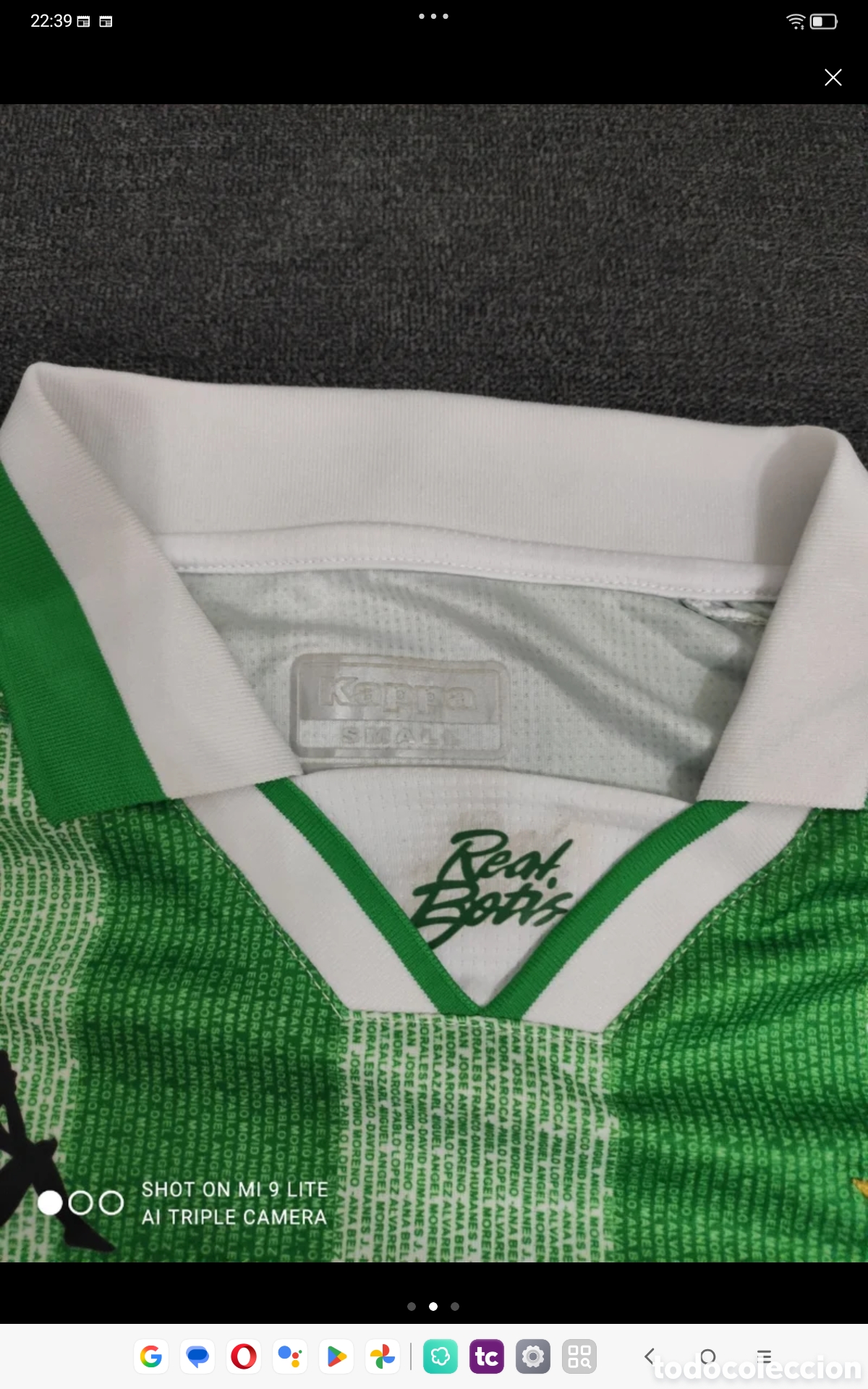 Coleccionismo deportivo: Camiseta del real Betis balompi&eacute; - Foto 2