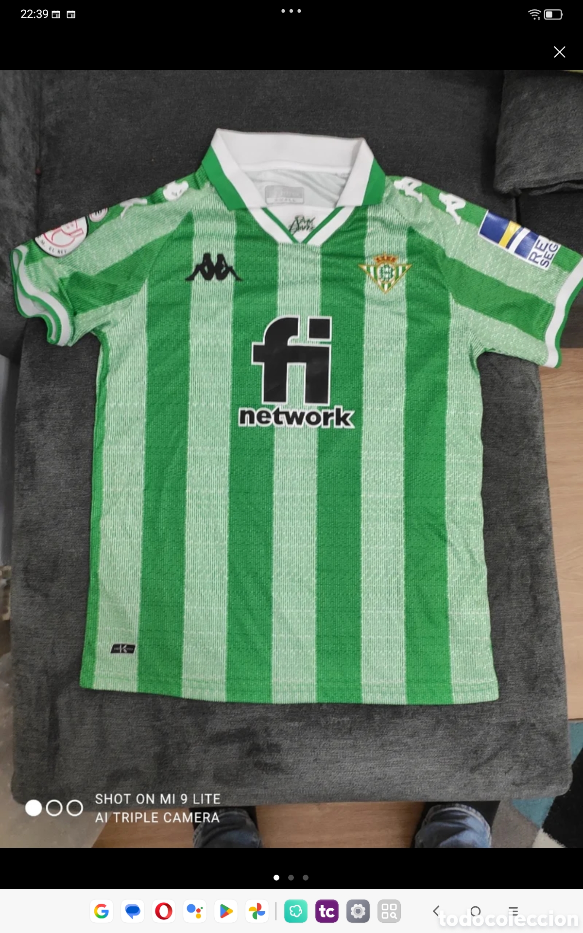 Coleccionismo deportivo: Camiseta del real Betis balompi&eacute; - Foto 3
