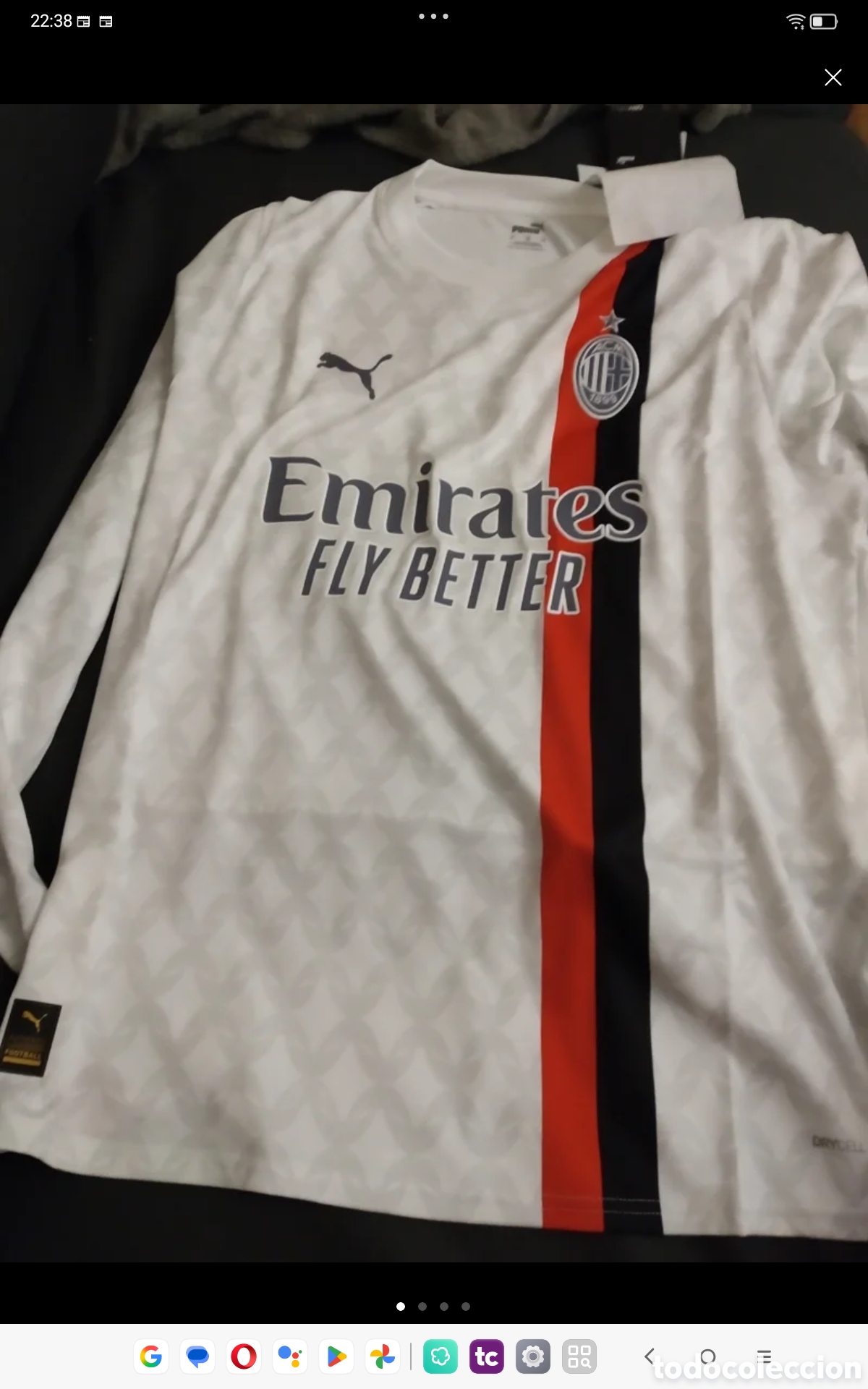 Coleccionismo deportivo: Camiseta del ac milan - Foto 2