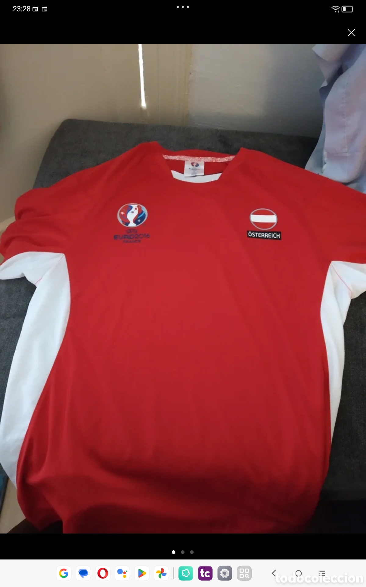 Coleccionismo deportivo: Camiseta de la selecci&oacute;n de Austria - Foto 1