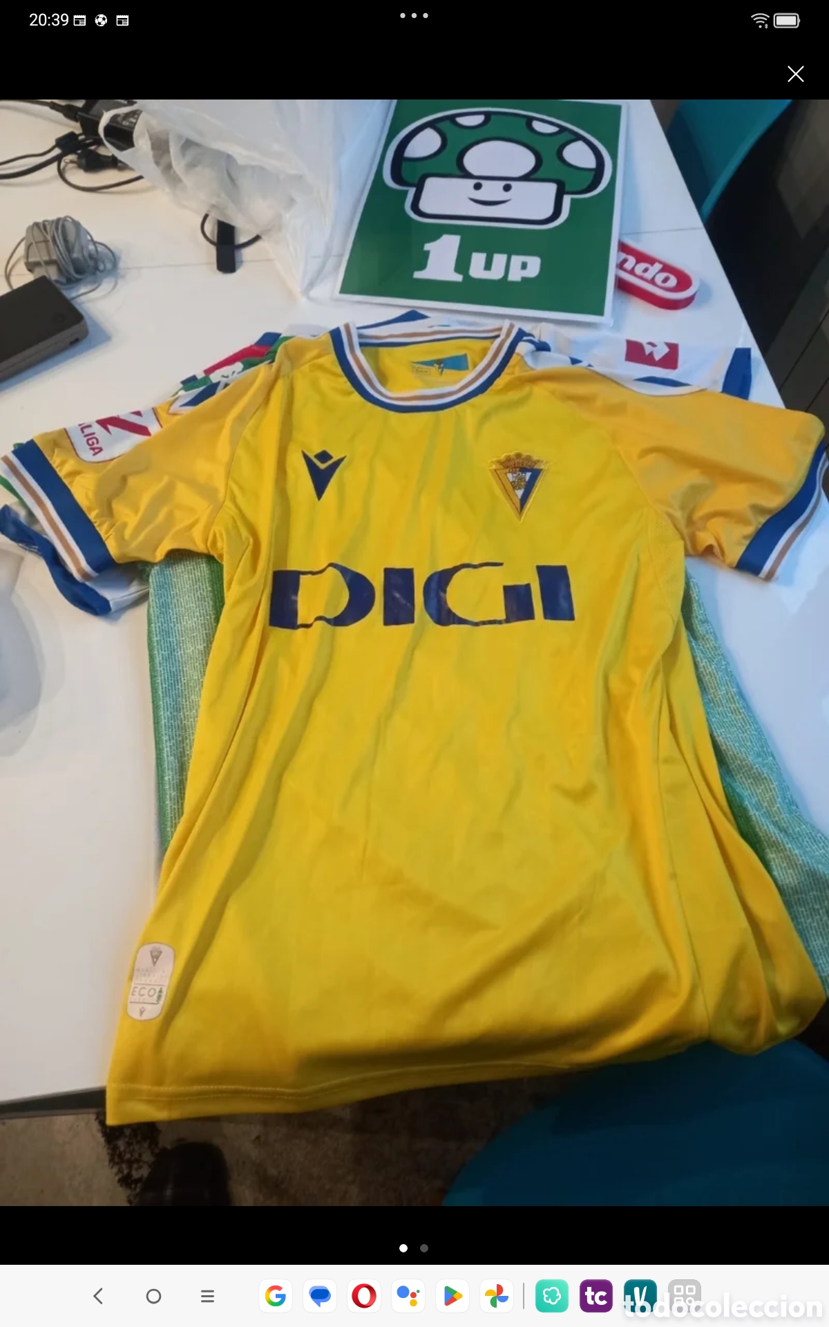 Coleccionismo deportivo: Camiseta del C&aacute;diz fb - Foto 1