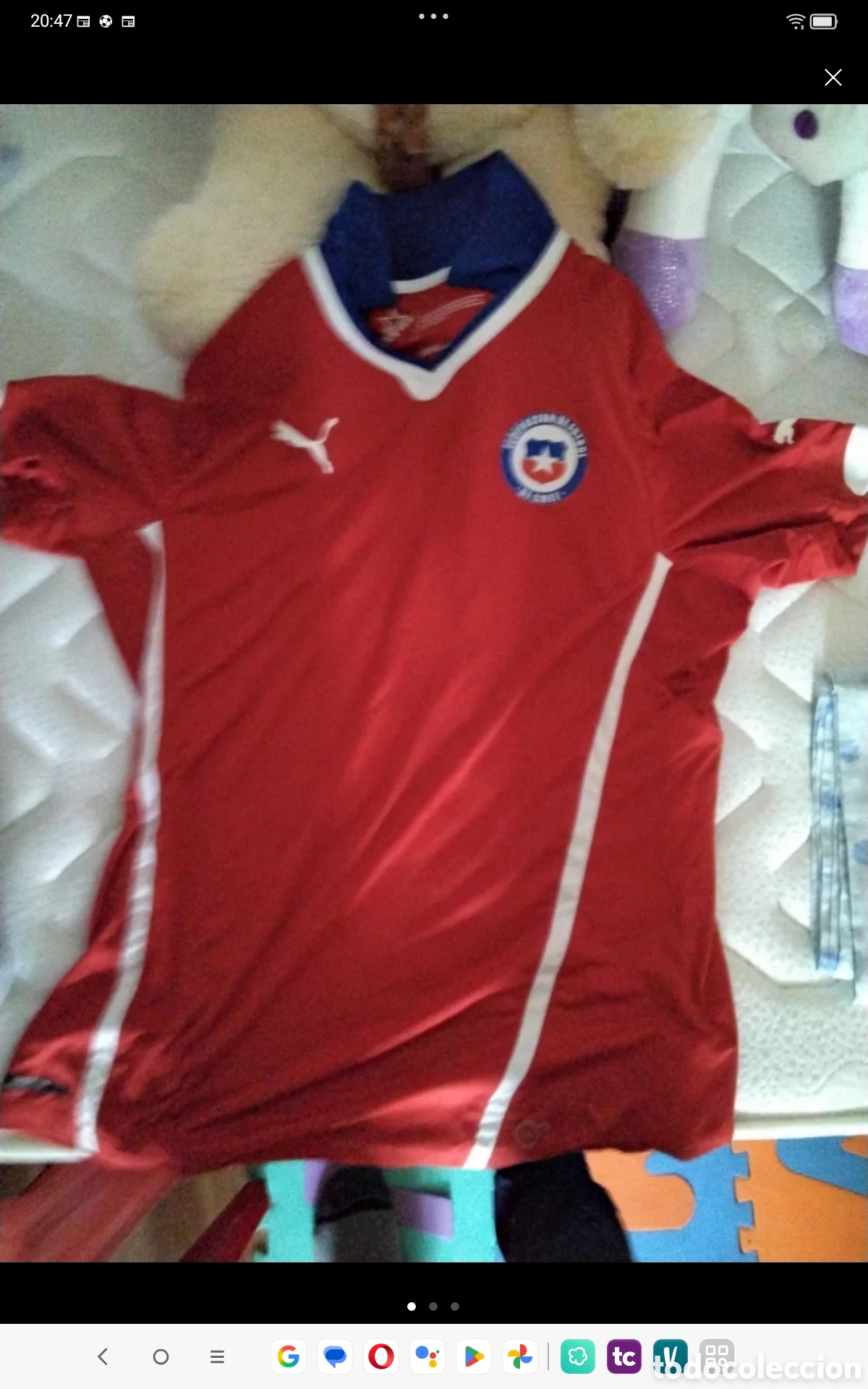 Coleccionismo deportivo: Camiseta de la selecci&oacute;n de Chile - Foto 1