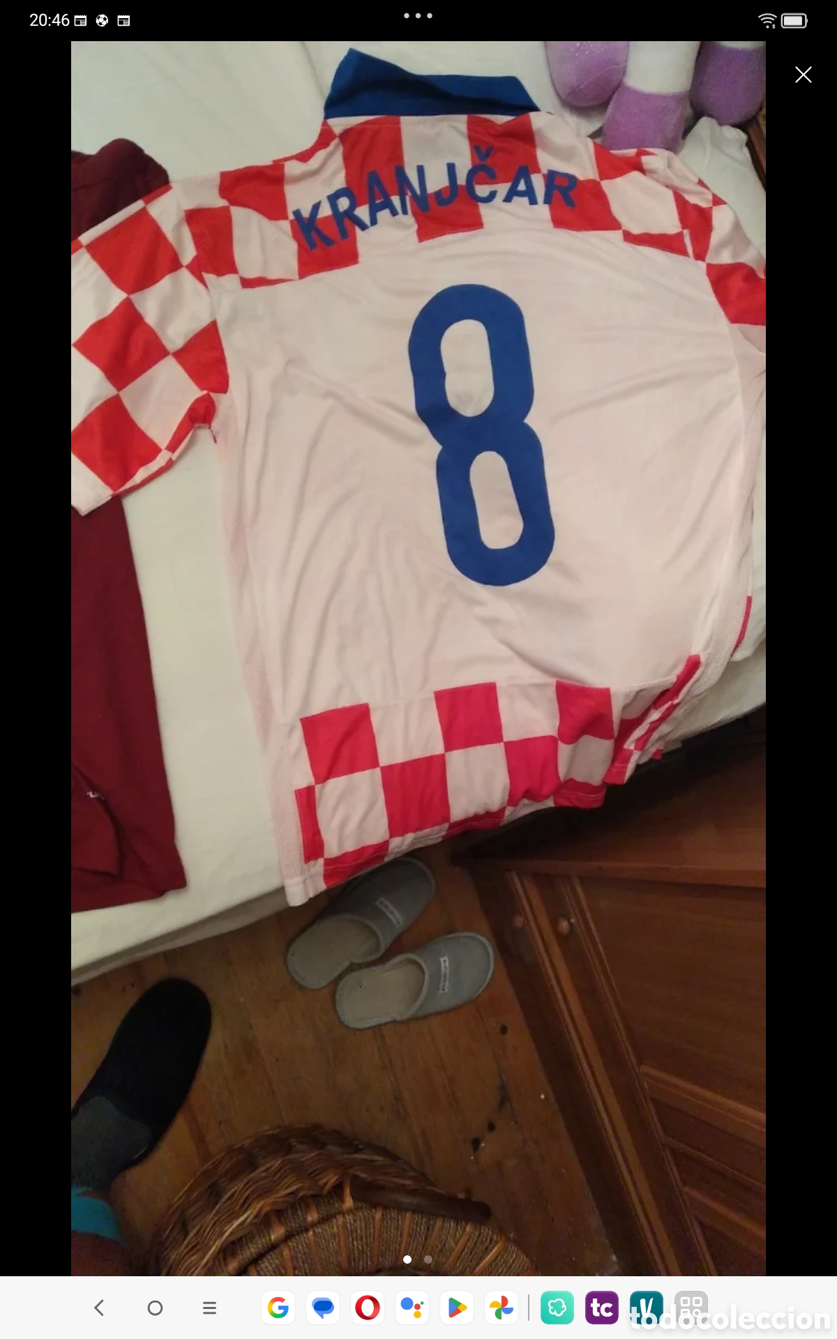 Coleccionismo deportivo: Camiseta de la selecci&oacute;n croata - Foto 2