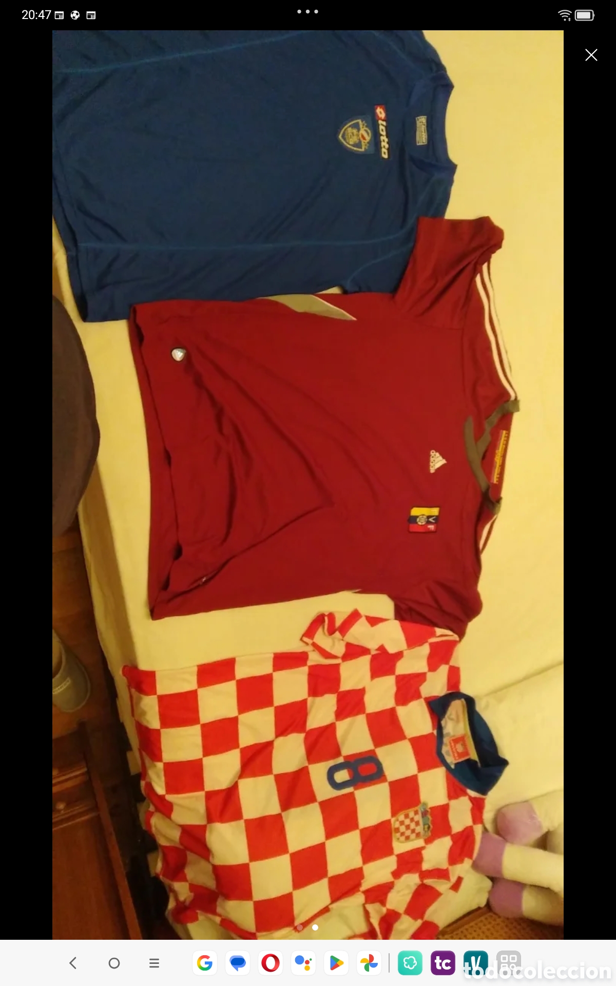 Coleccionismo deportivo: Camiseta de la selecci&oacute;n croata - Foto 1