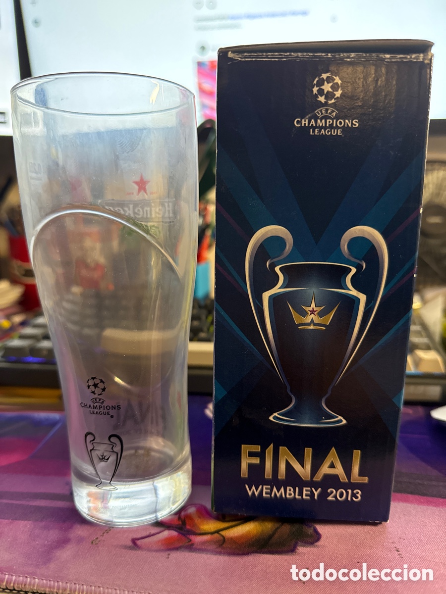 Coleccionismo deportivo: VASO HEINEKEN FINAL CHAMPIONS LEAGUE 2013 - Foto 2