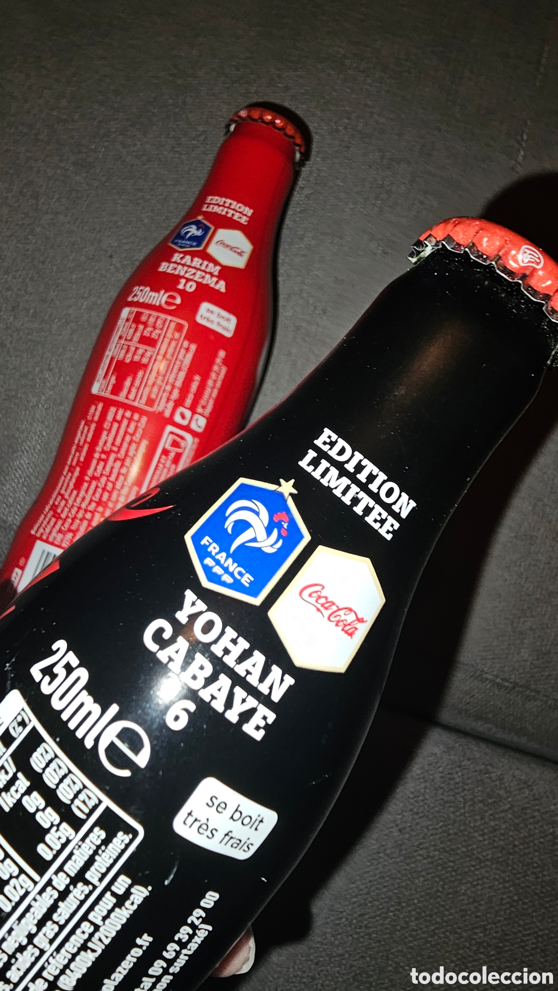 Coleccionismo deportivo: 2 botellas Coca-Cola Euro 2016 - Foto 8