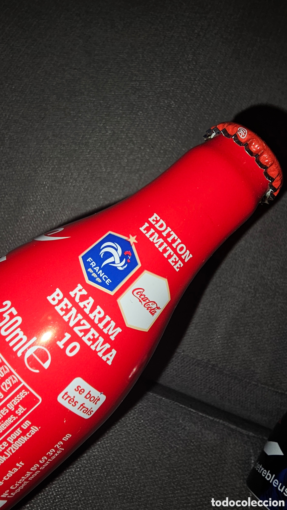 Coleccionismo deportivo: 2 botellas Coca-Cola Euro 2016 - Foto 9