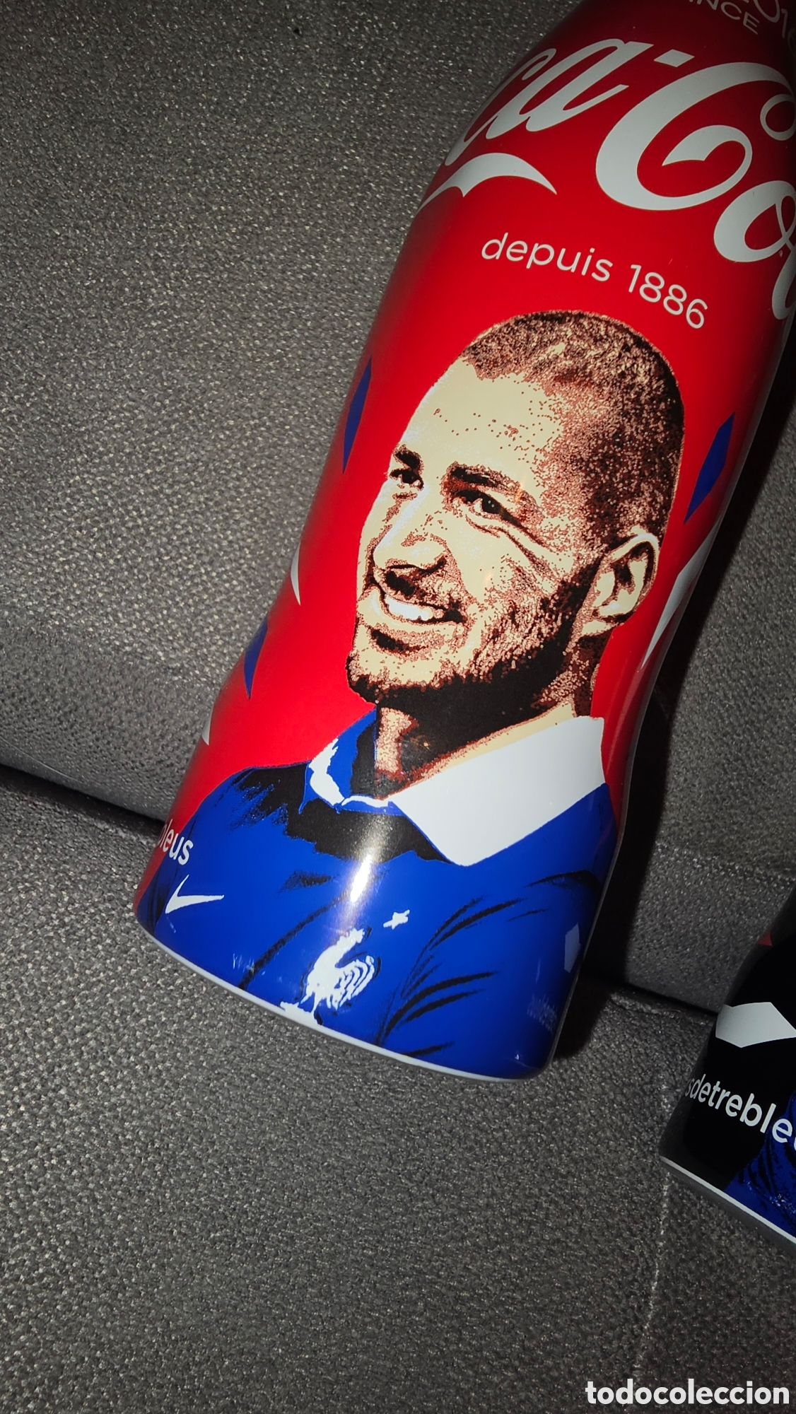 Coleccionismo deportivo: 2 botellas Coca-Cola Euro 2016 - Foto 10