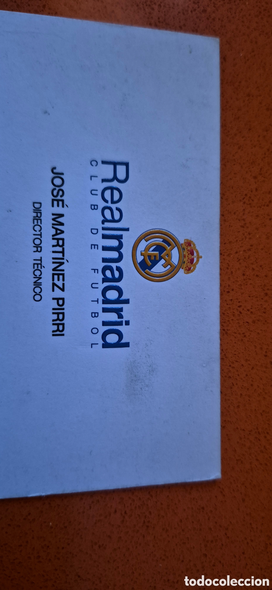 Coleccionismo deportivo: TARJETA R.MADRID PIRRI. - Foto 2