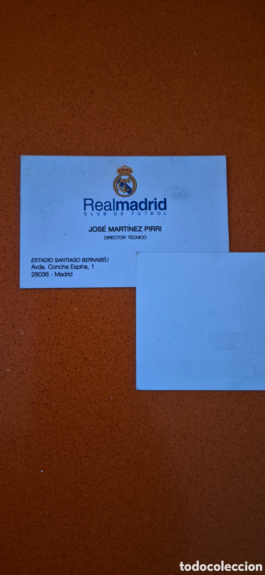 Coleccionismo deportivo: TARJETA R.MADRID PIRRI. - Foto 1