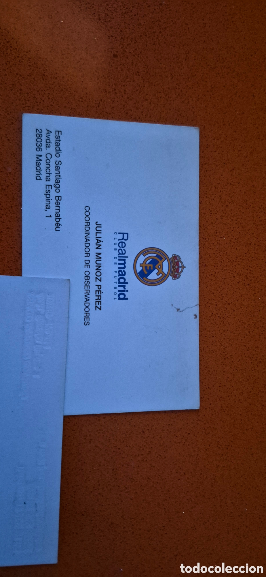 Coleccionismo deportivo: TARJETA DEL R.MADRID JULIAN - Foto 2