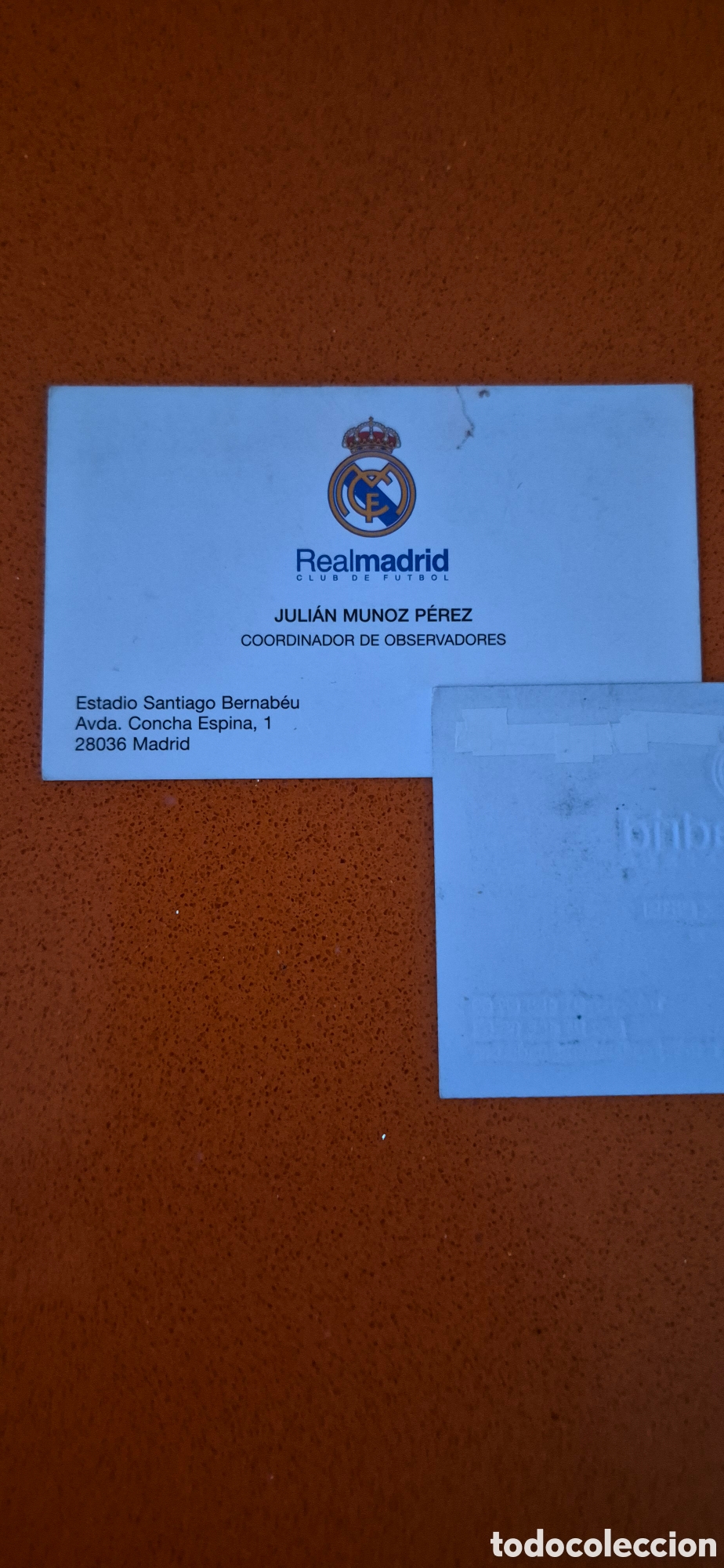 Coleccionismo deportivo: TARJETA DEL R.MADRID JULIAN - Foto 1