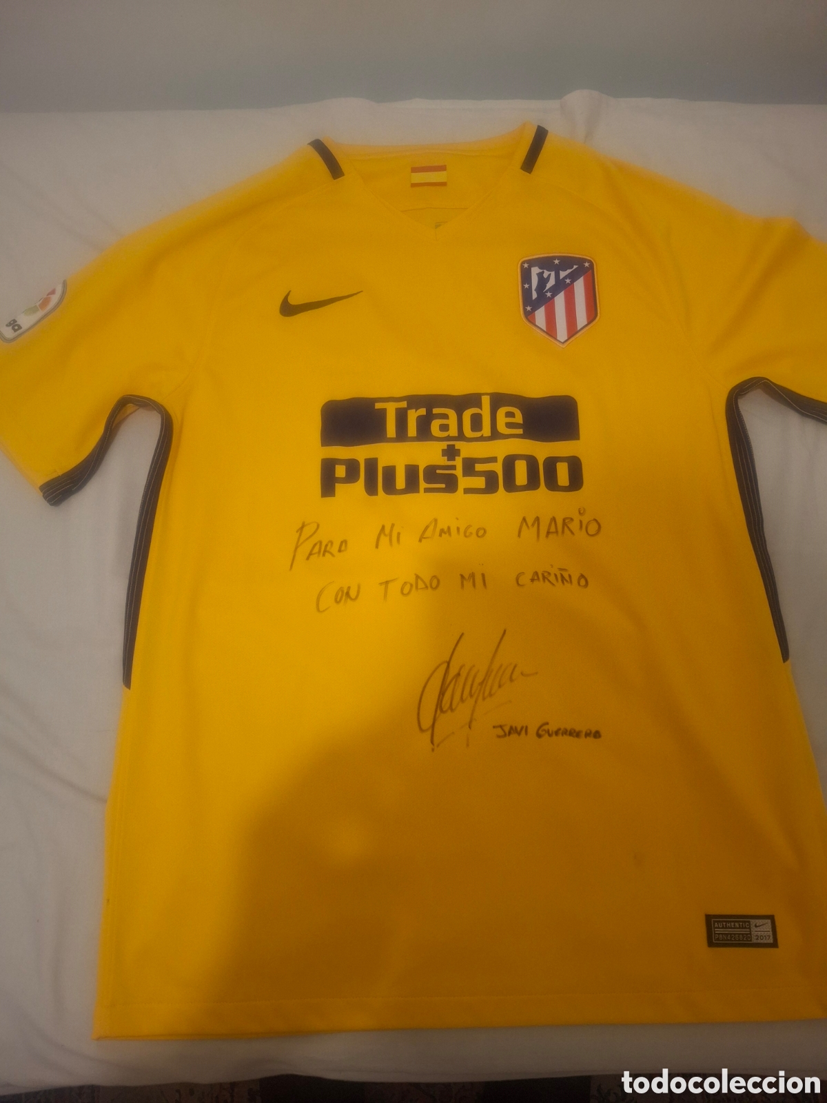Coleccionismo deportivo: Camiseta At.Madrid 17/18 - Foto 2