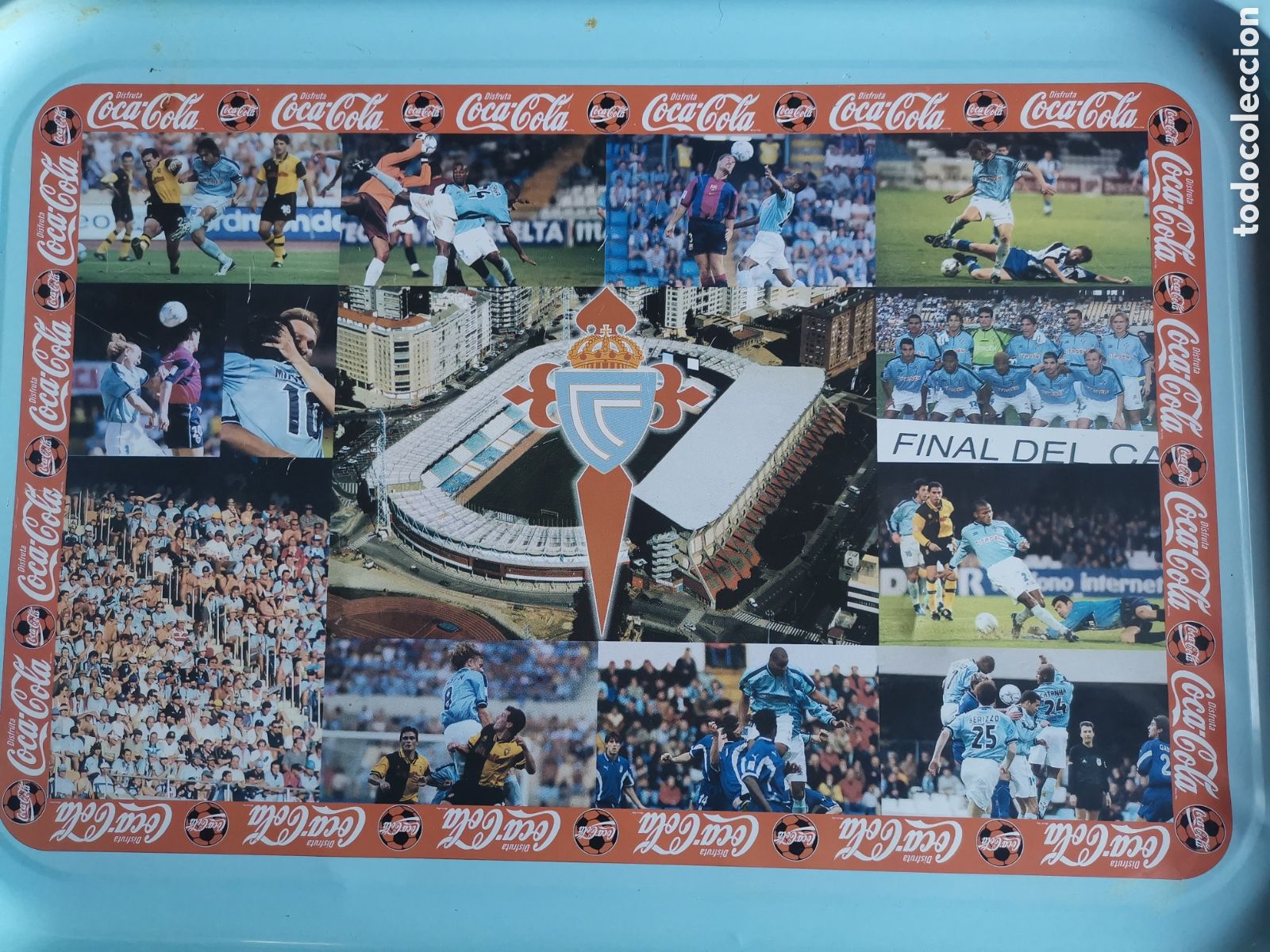 Coleccionismo deportivo: Celta de Vigo. Bandeja. - Foto 2