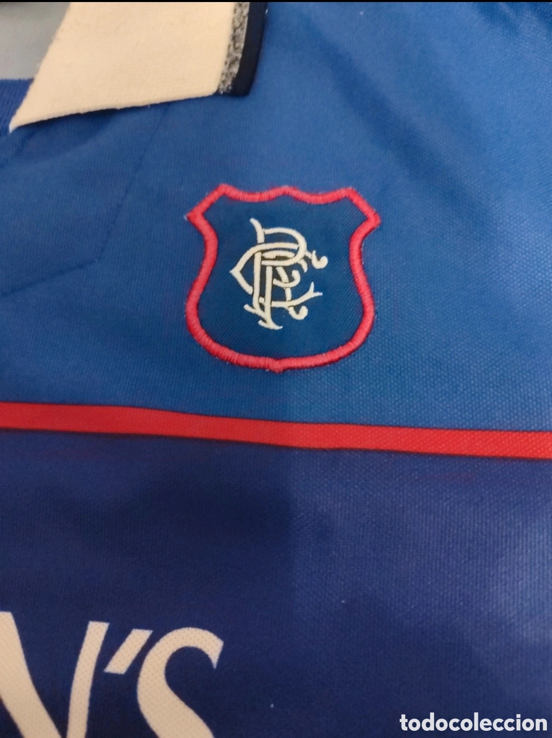 Coleccionismo deportivo: Camiseta Glasgow Rangers. 97-99 - Foto 2