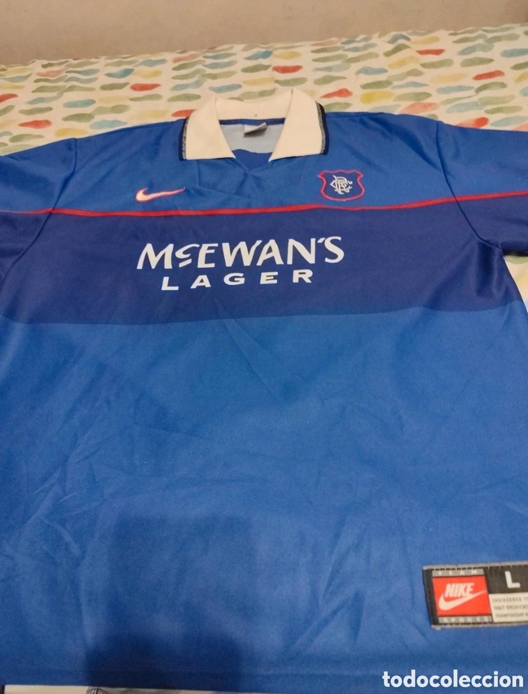Coleccionismo deportivo: Camiseta Glasgow Rangers. 97-99 - Foto 1