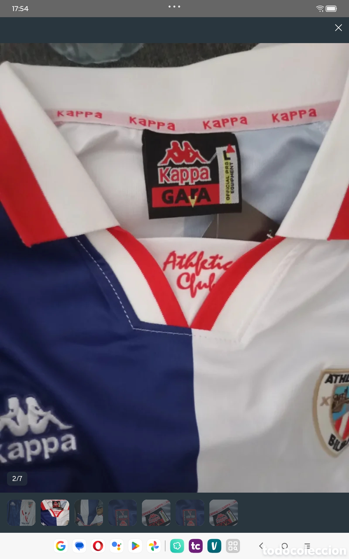 Coleccionismo deportivo: Camiseta Athletic club - Foto 2
