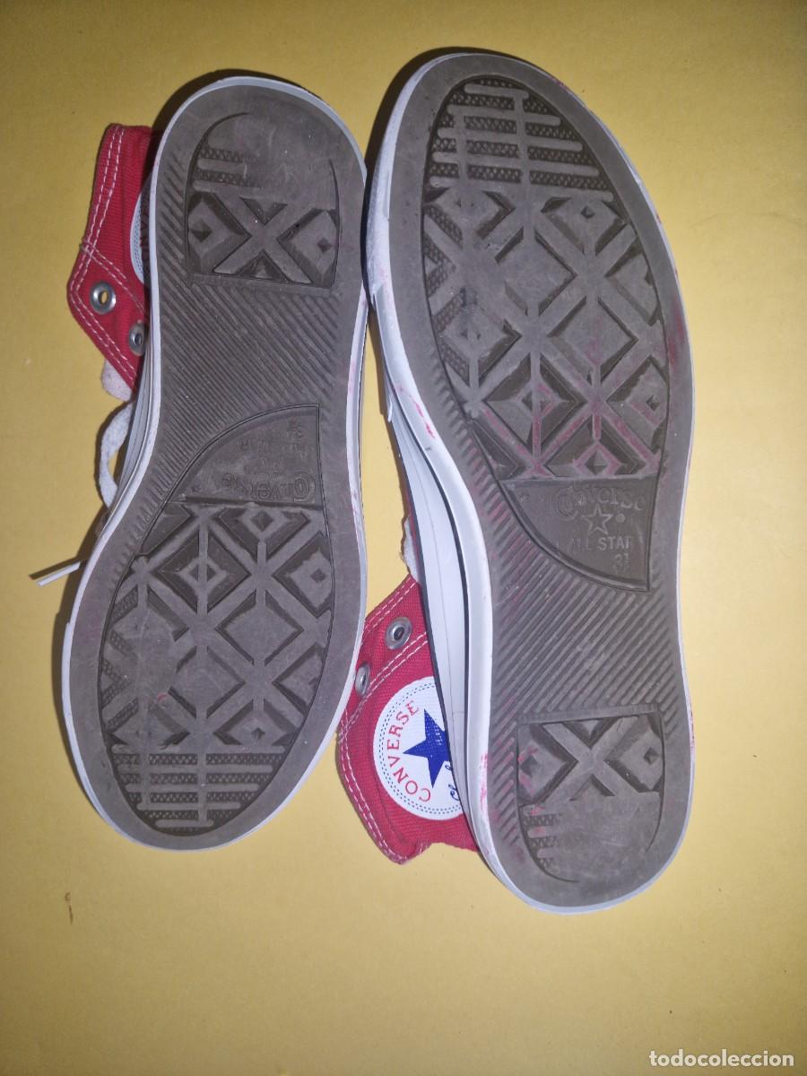 Coleccionismo deportivo: ZAPATILLAS CONVERSE ROJAS - Foto 3