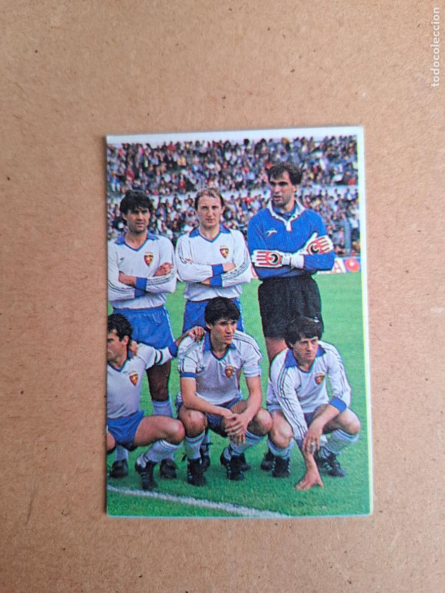 Coleccionismo deportivo: CROMOS CANO 86 - EQUIPO DERECHA - REAL ZARAGOZA ( NUNCA PEGADO ) CP8