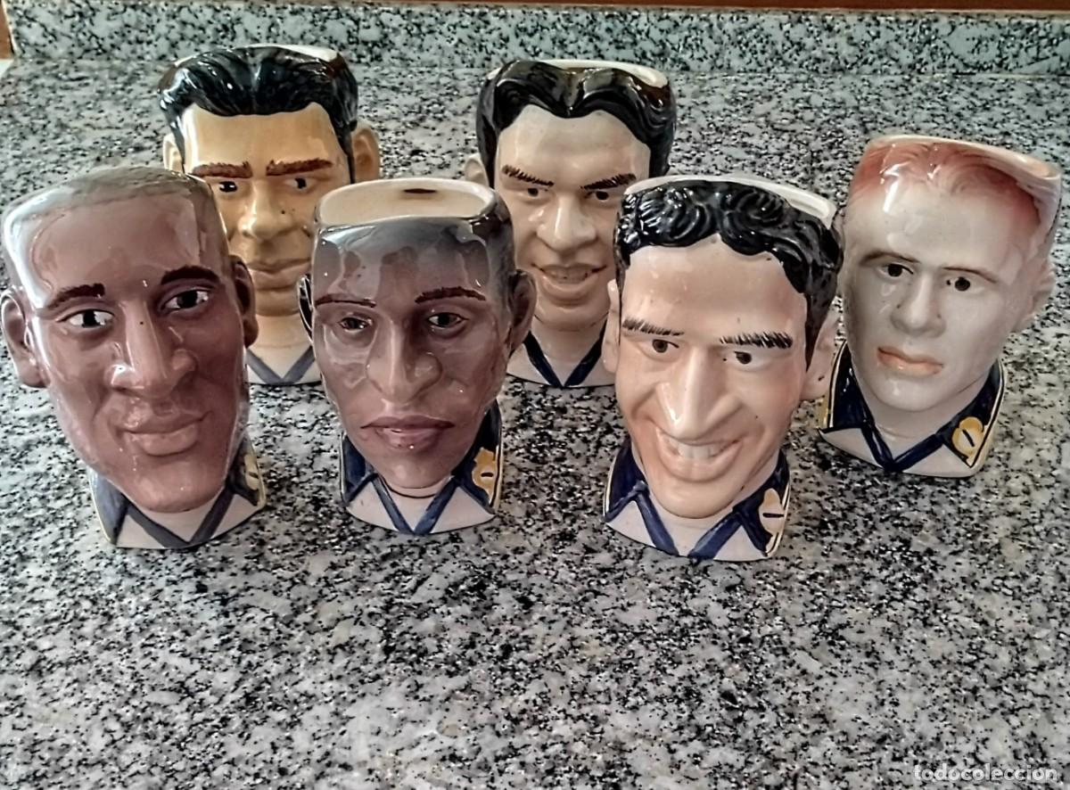 Coleccionismo deportivo: Tazas jugadores Real Madrid