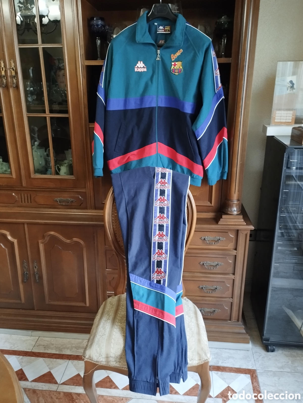 Coleccionismo deportivo: CH&Aacute;NDAL KAPPA ORIGINAL F.C. BARCELONA TEMP.95-96