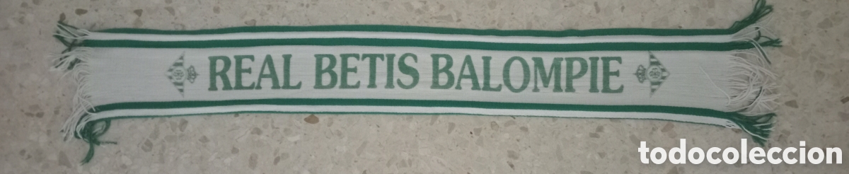 Coleccionismo deportivo: BUFANDA FUTBOL REAL BETIS(VINTAGE)
