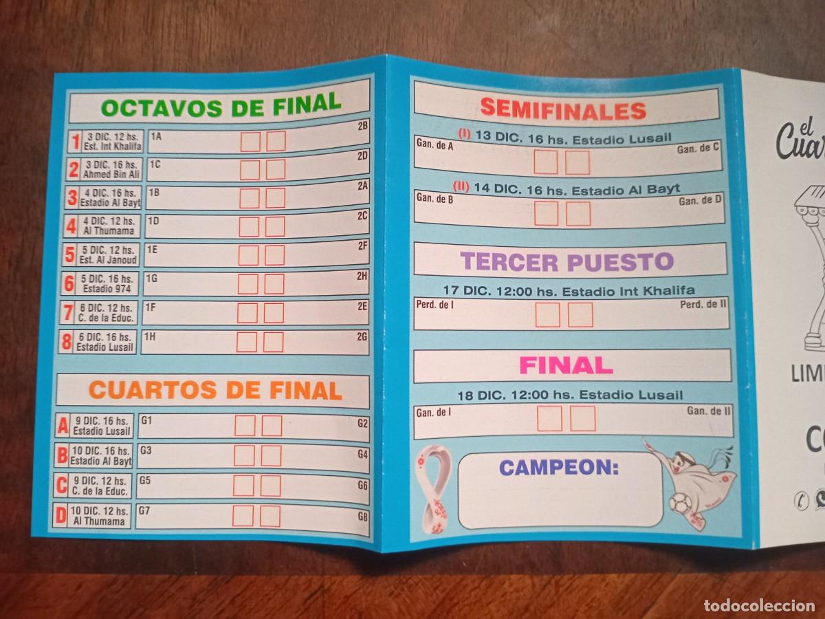 Coleccionismo deportivo: FIXTURE - FIFA WORLD CUP QATAR 2022 - - Foto 3