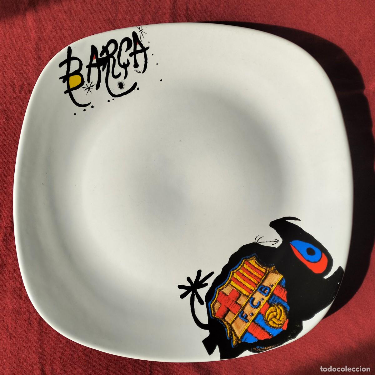 Coleccionismo deportivo: BAR&Ccedil;A- MIR&Oacute;, PLATO PORCELANA. EDICION ESPECIAL 2005.