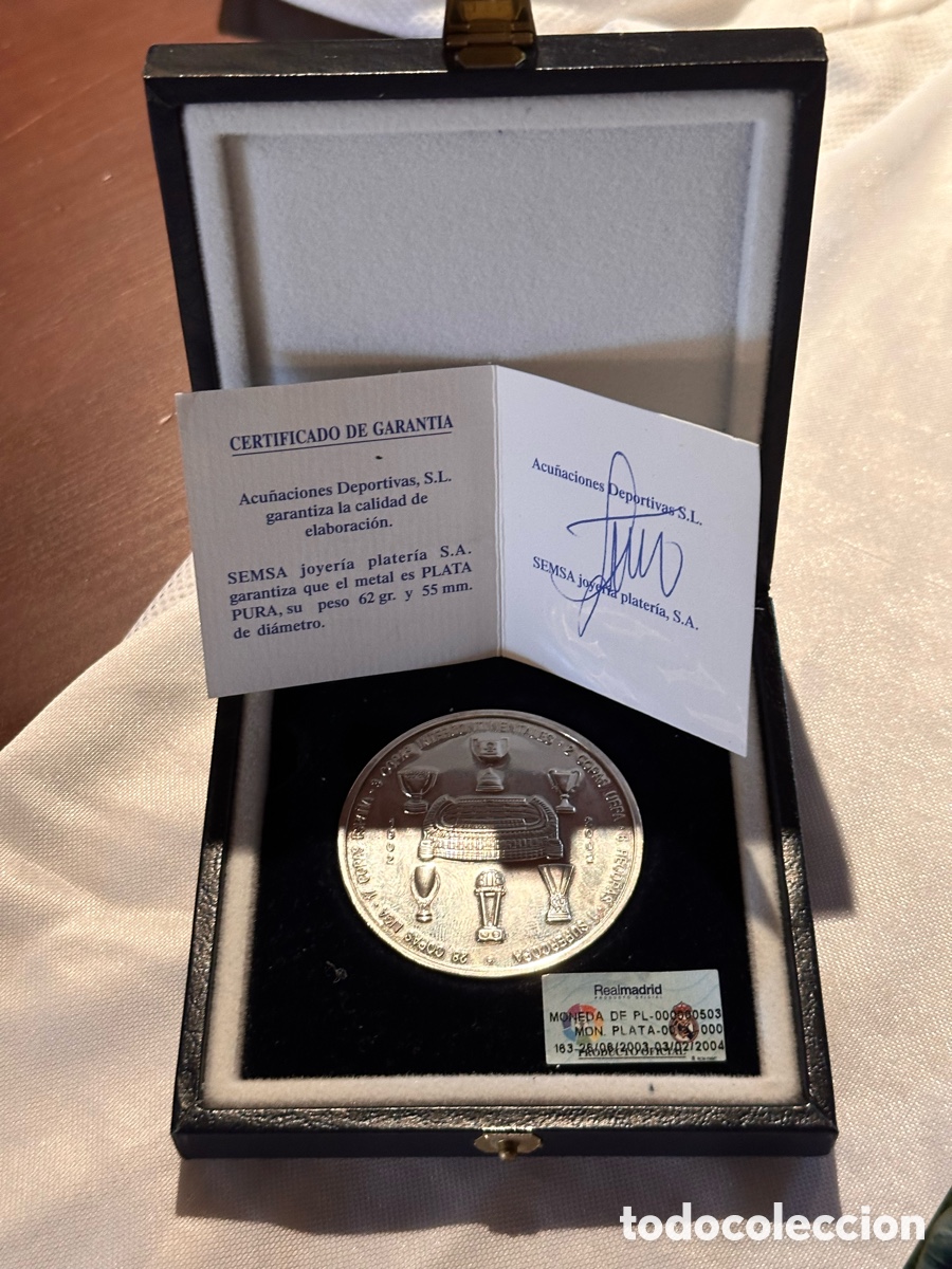 Coleccionismo deportivo: Camiseta + moneda de plata - Foto 1