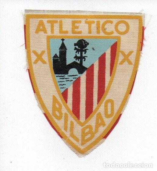 Coleccionismo deportivo: ANTIGUO PARCHE DE TELA. ESCUDO DEL ATHLETIC BILBAO