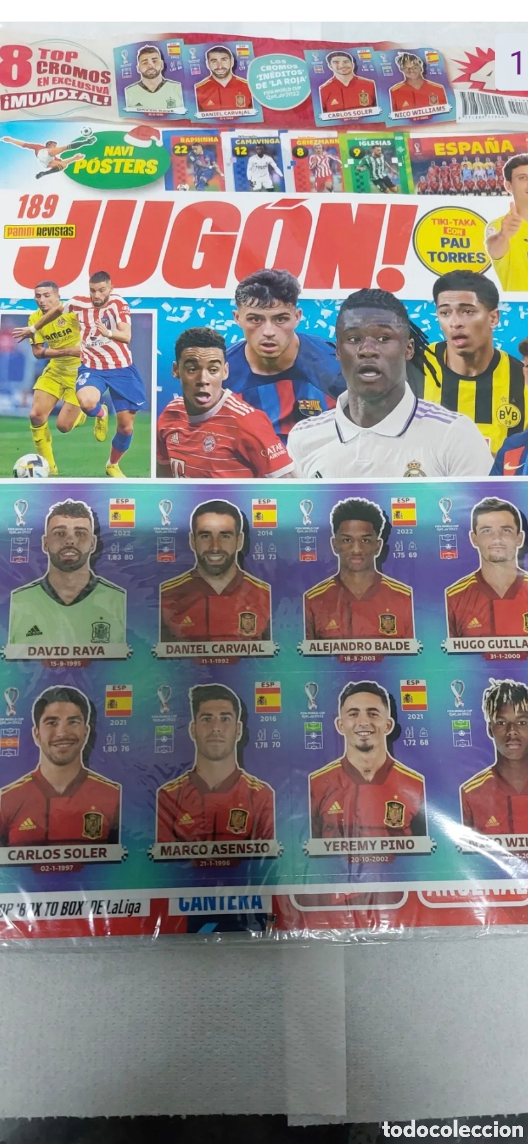 Colecionismo desportivo: REVISTA JUGON SIN ABRIR