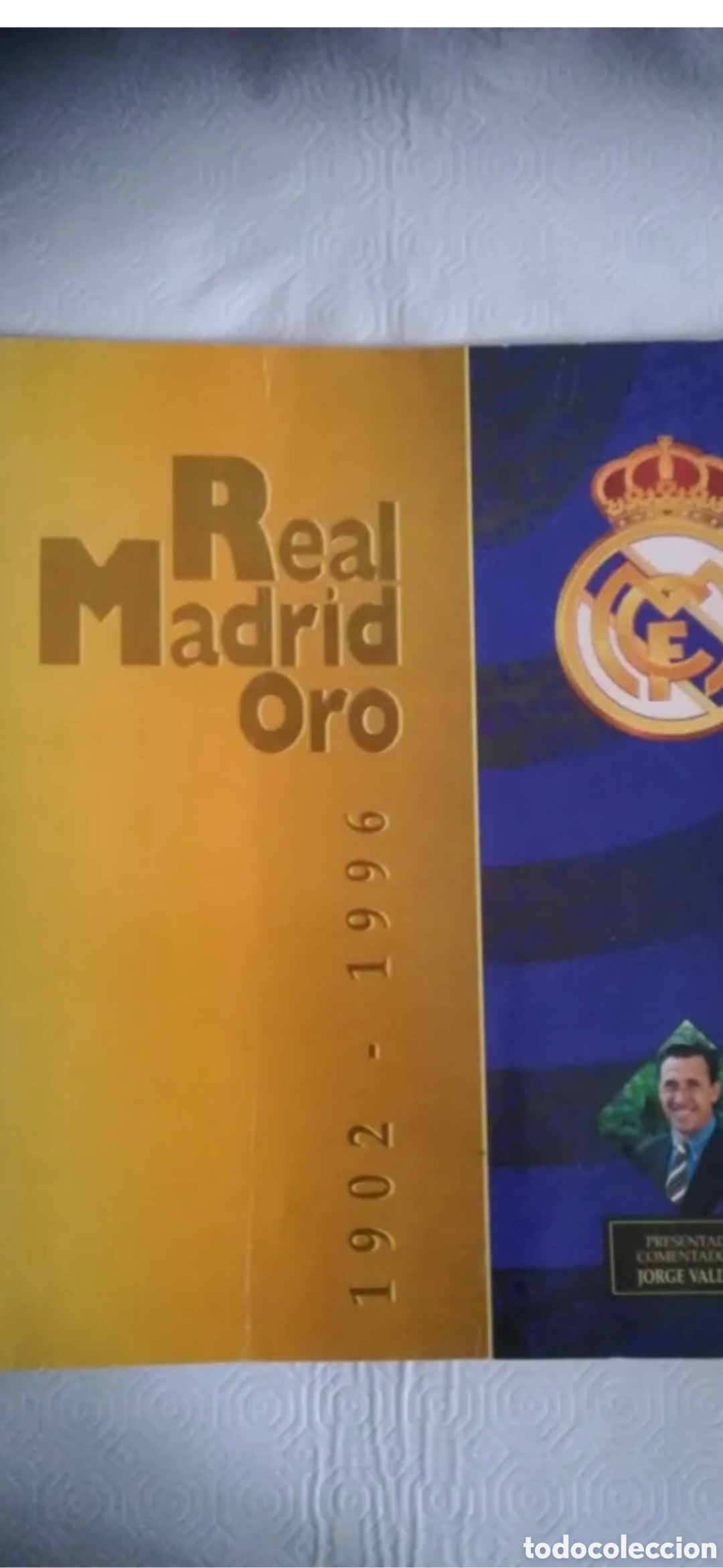 Colecionismo desportivo: ALBUM VACIO ORO REAL MADRID