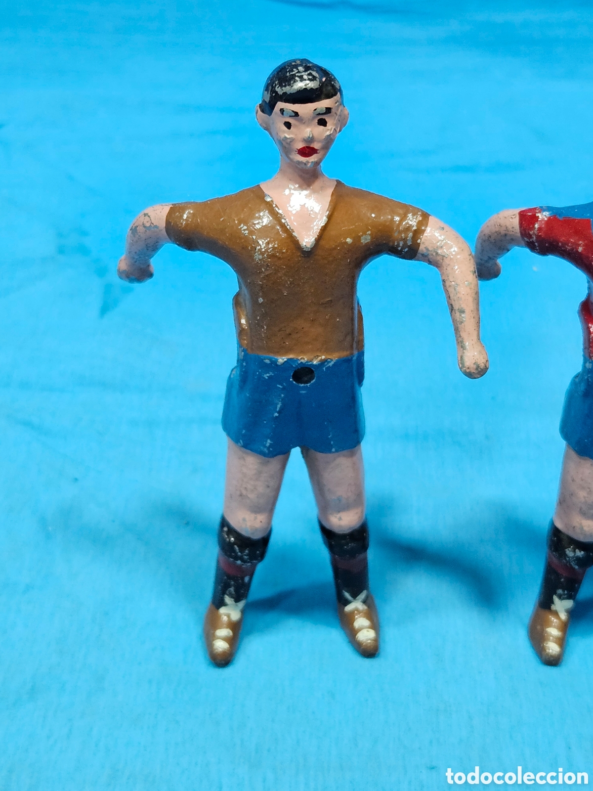 Coleccionismo deportivo: 2 FIGURAS MU&Ntilde;ECOS FUTBOLIN - Foto 2