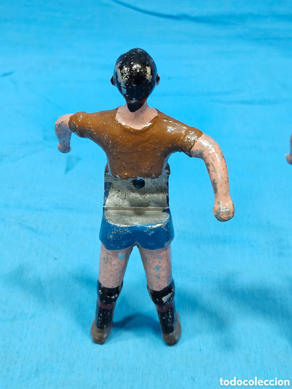 Coleccionismo deportivo: 2 FIGURAS MU&Ntilde;ECOS FUTBOLIN - Foto 6