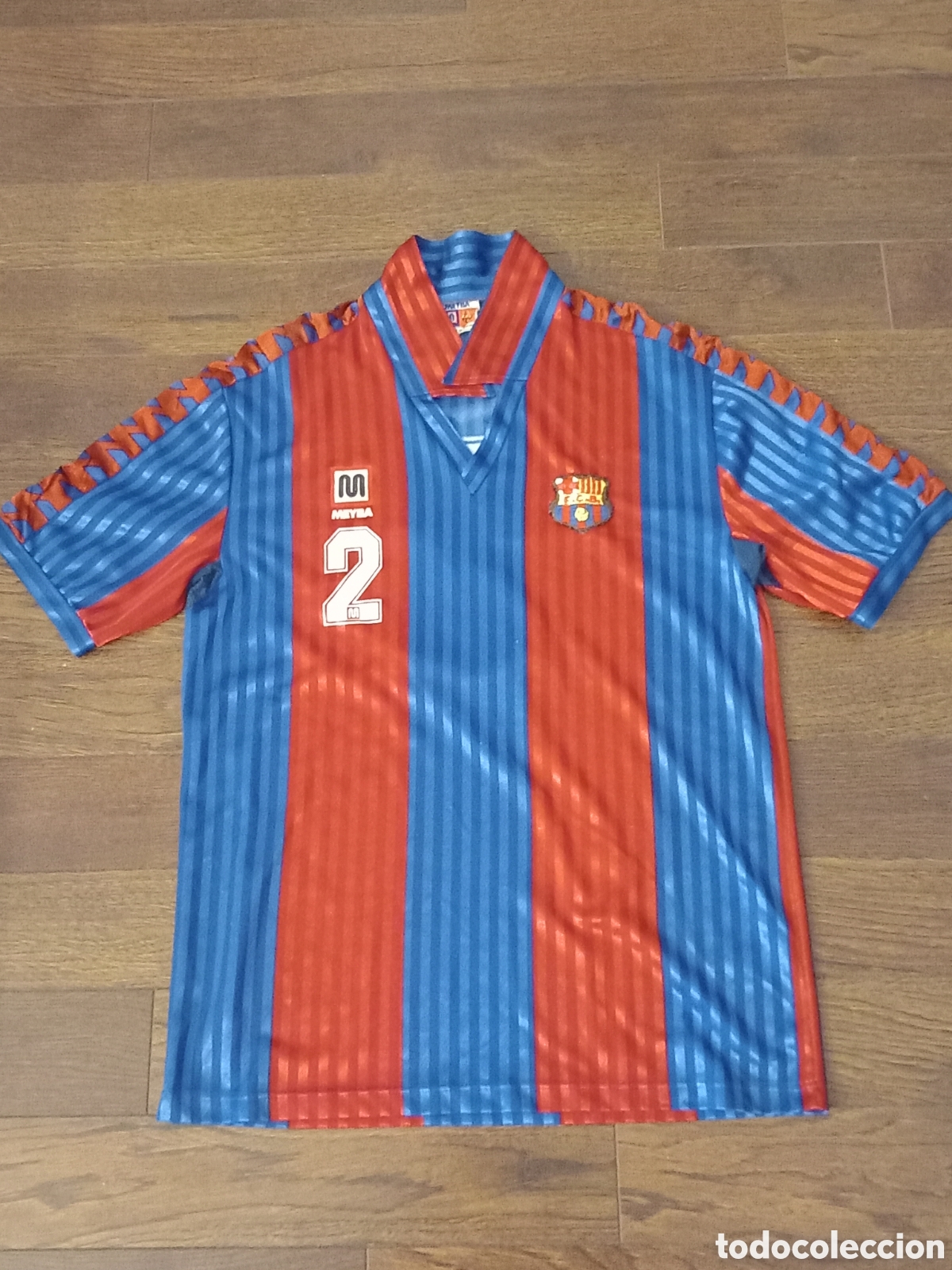 Coleccionismo deportivo: ANTIGUA CAMISETA MEYBA FUTBOL CLUB BARCELONA ORIGINAL GRAN ESTADO A&Ntilde;OS 80